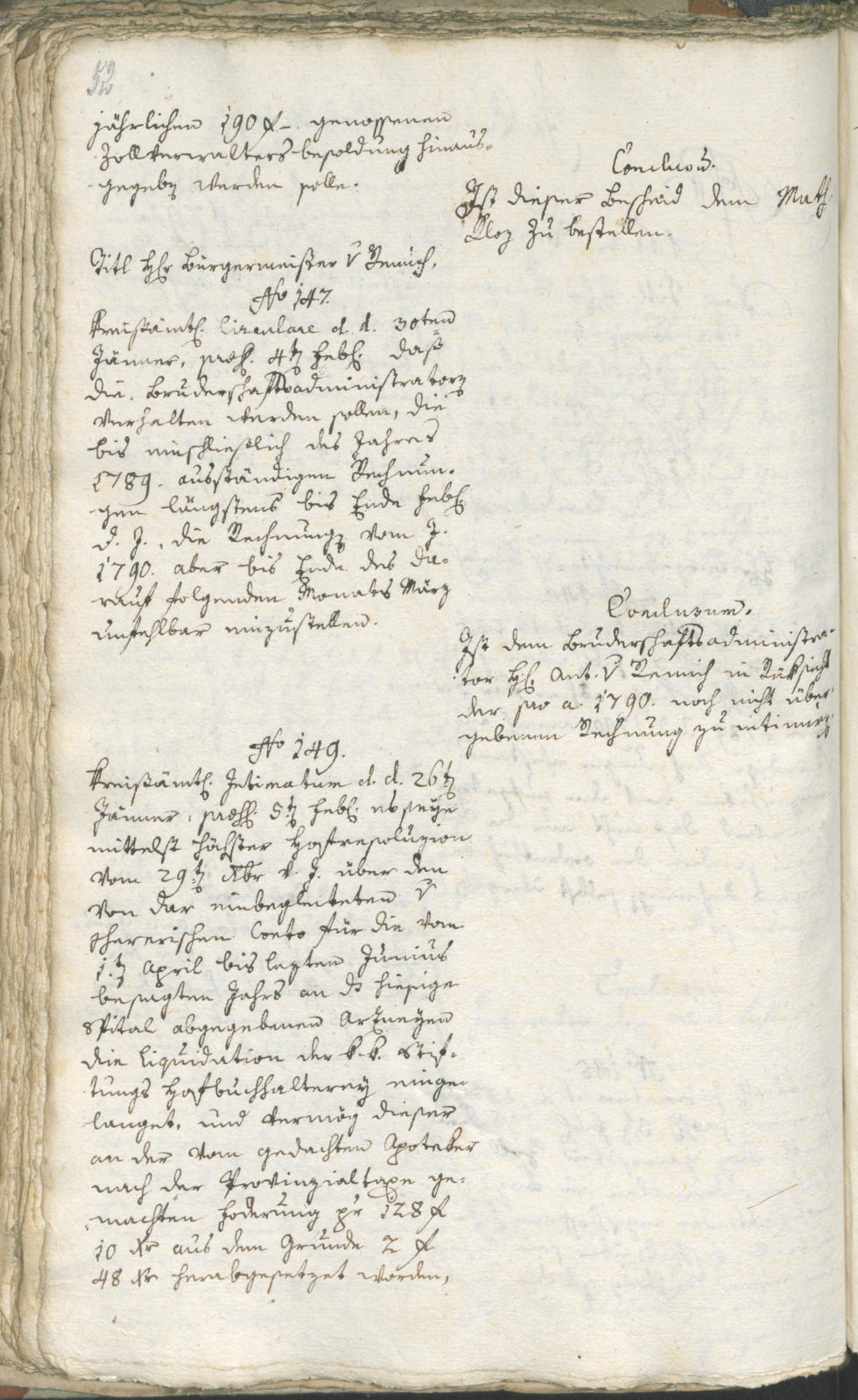 Civic Archives of Bozen-Bolzano - BOhisto Ratsprotokoll 1791 