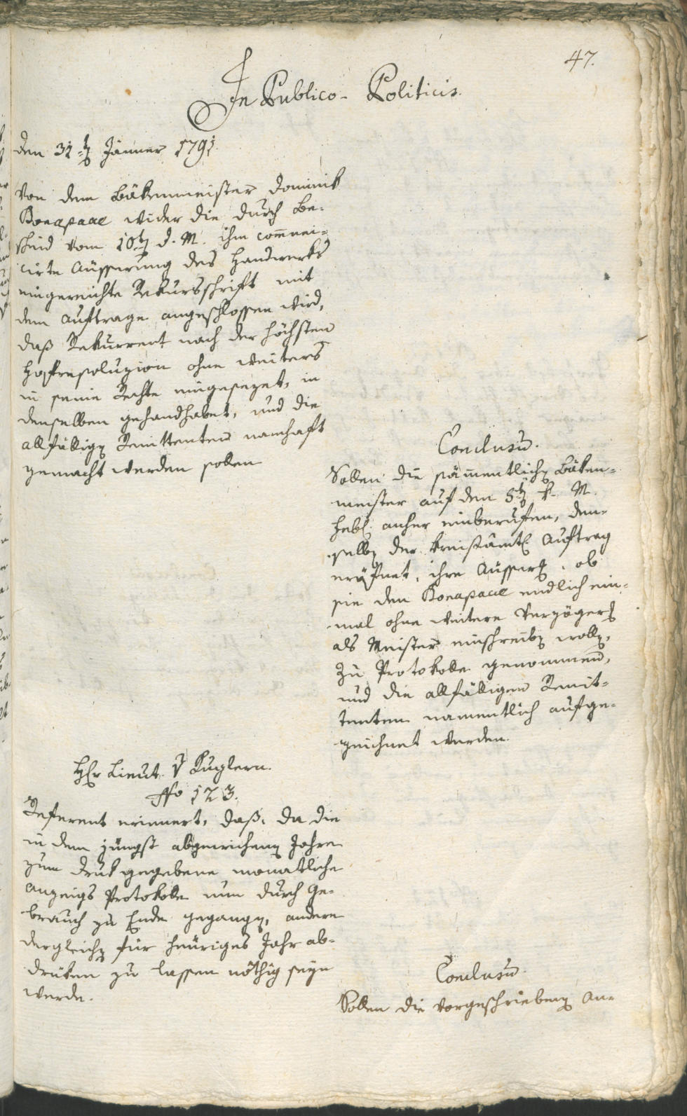 Civic Archives of Bozen-Bolzano - BOhisto Ratsprotokoll 1791 