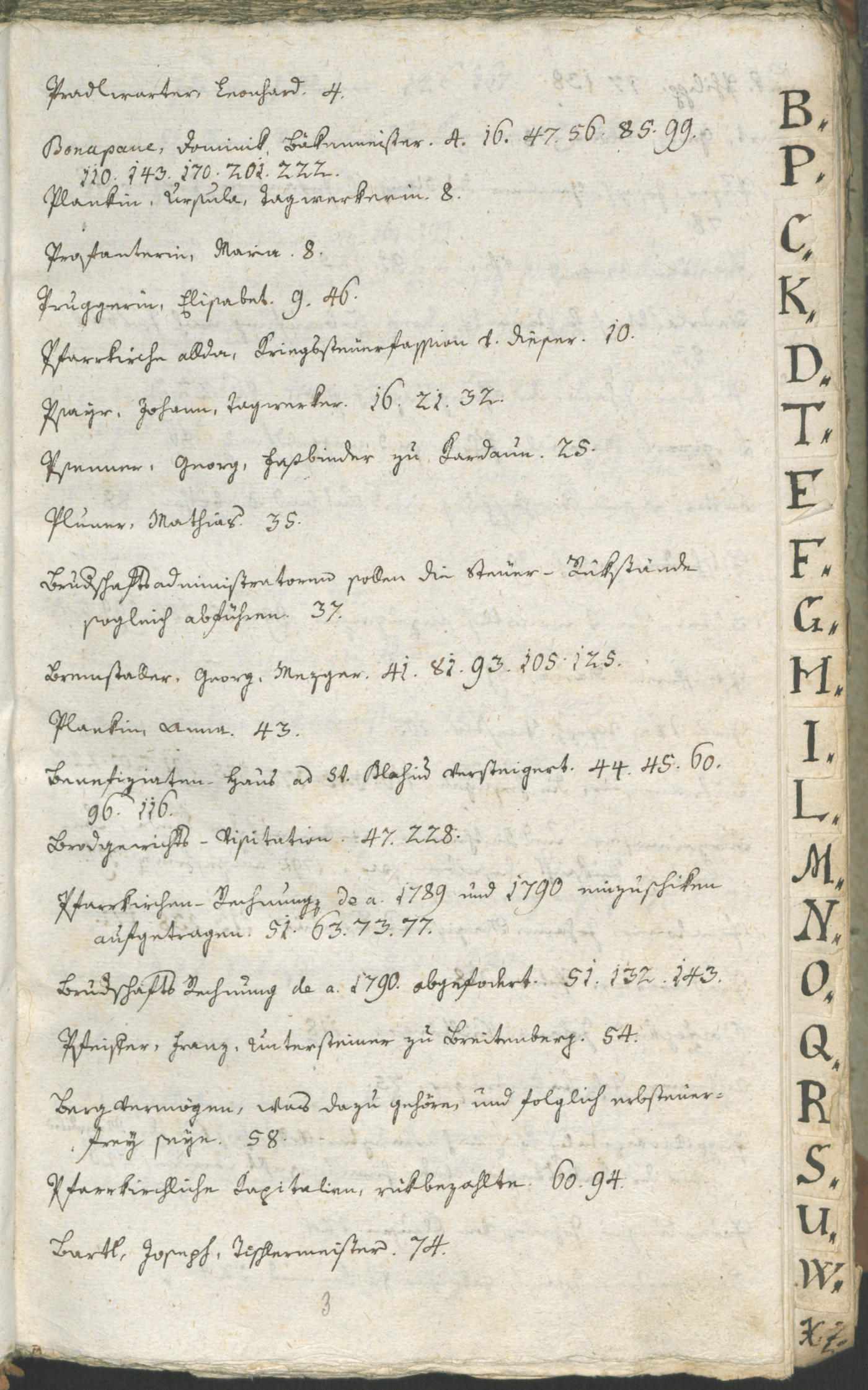 Stadtarchiv Bozen - BOhisto Ratsprotokoll 1791 