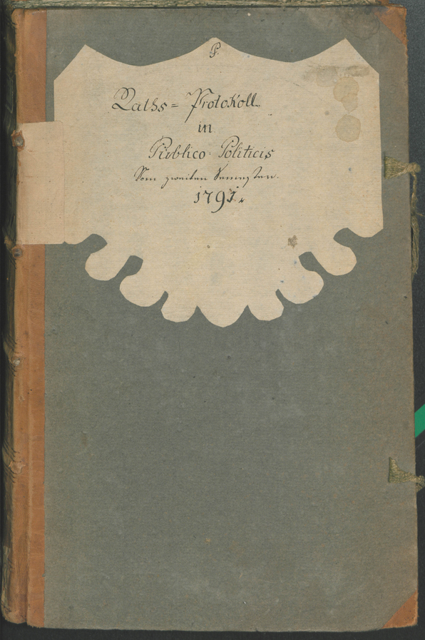 Archivio Storico della Città di Bolzano - BOhisto protocollo consiliare 1791 