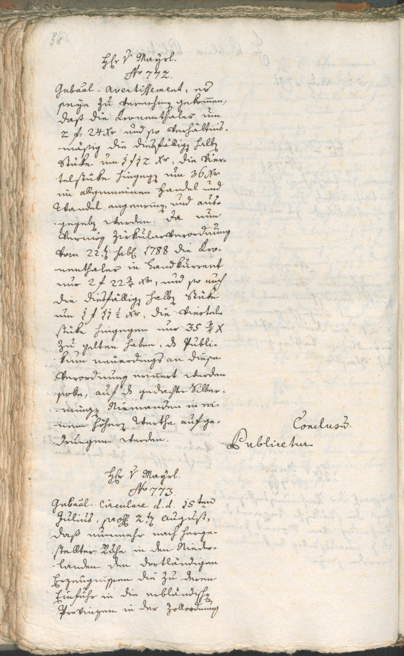 Civic Archives of Bozen-Bolzano - BOhisto Ratsprotokoll 1791 