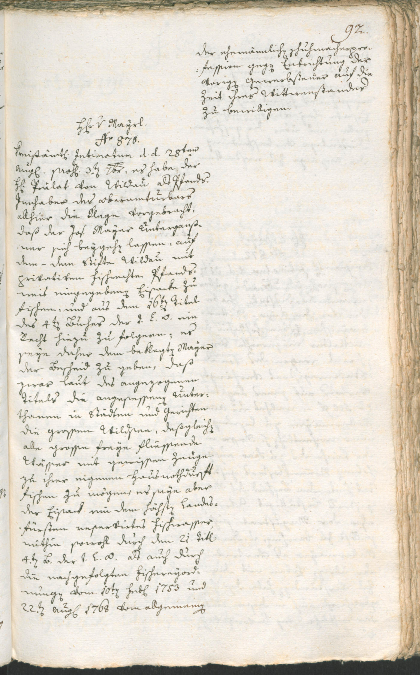 Stadtarchiv Bozen - BOhisto Ratsprotokoll 1791 