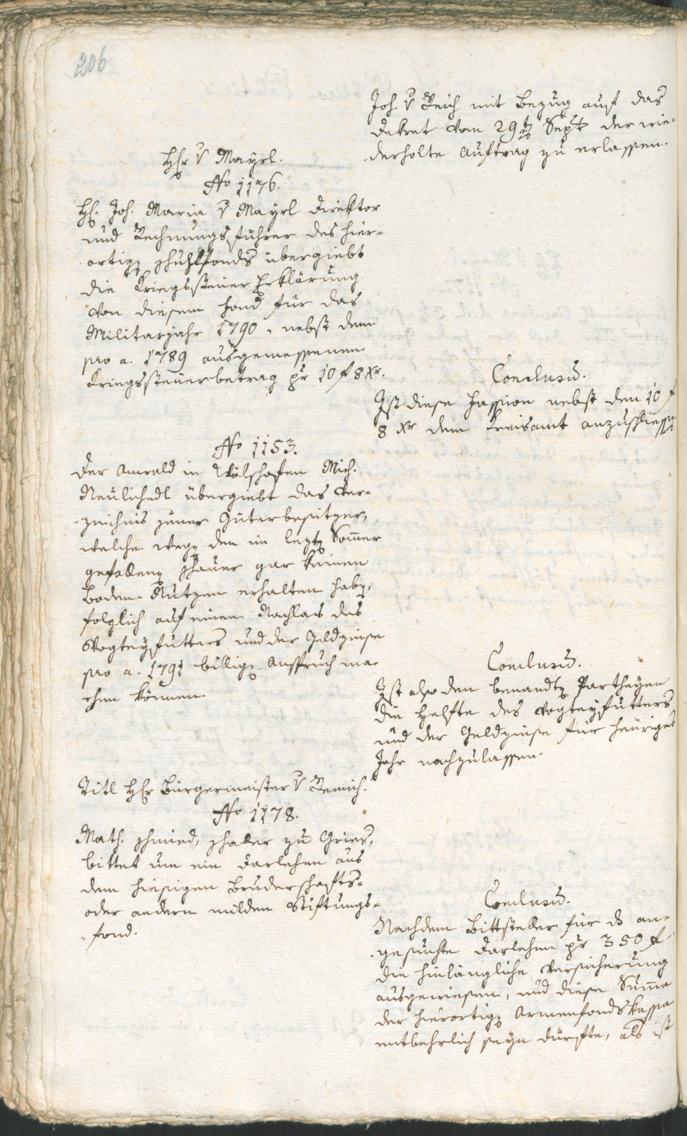 Civic Archives of Bozen-Bolzano - BOhisto Ratsprotokoll 1791 