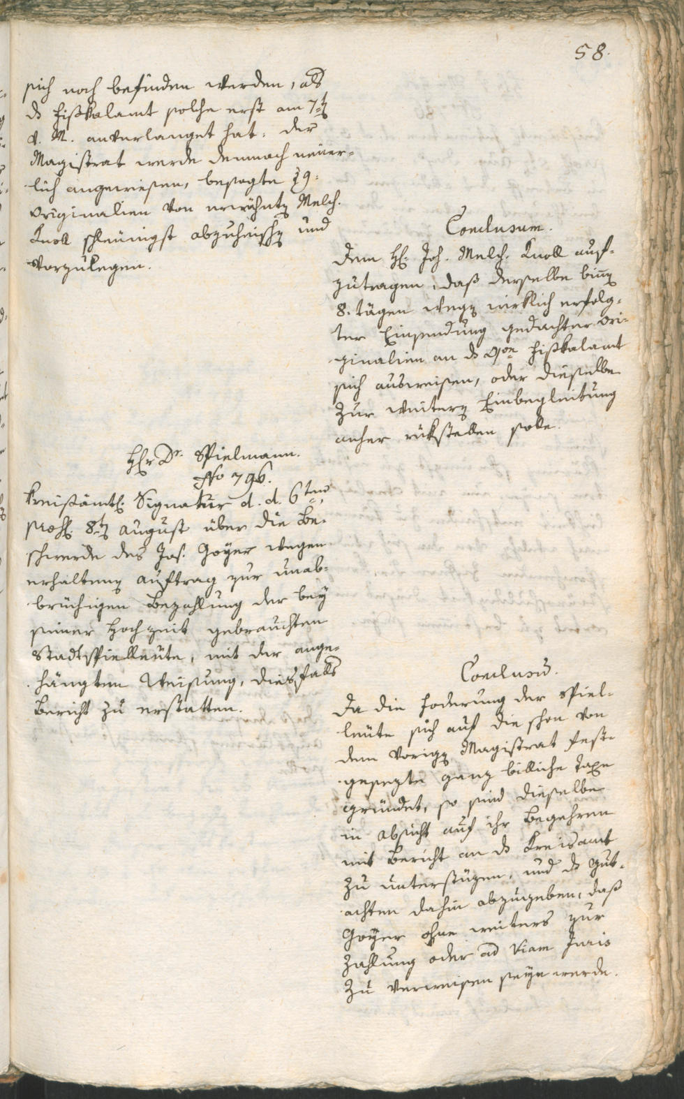 Civic Archives of Bozen-Bolzano - BOhisto Ratsprotokoll 1791 