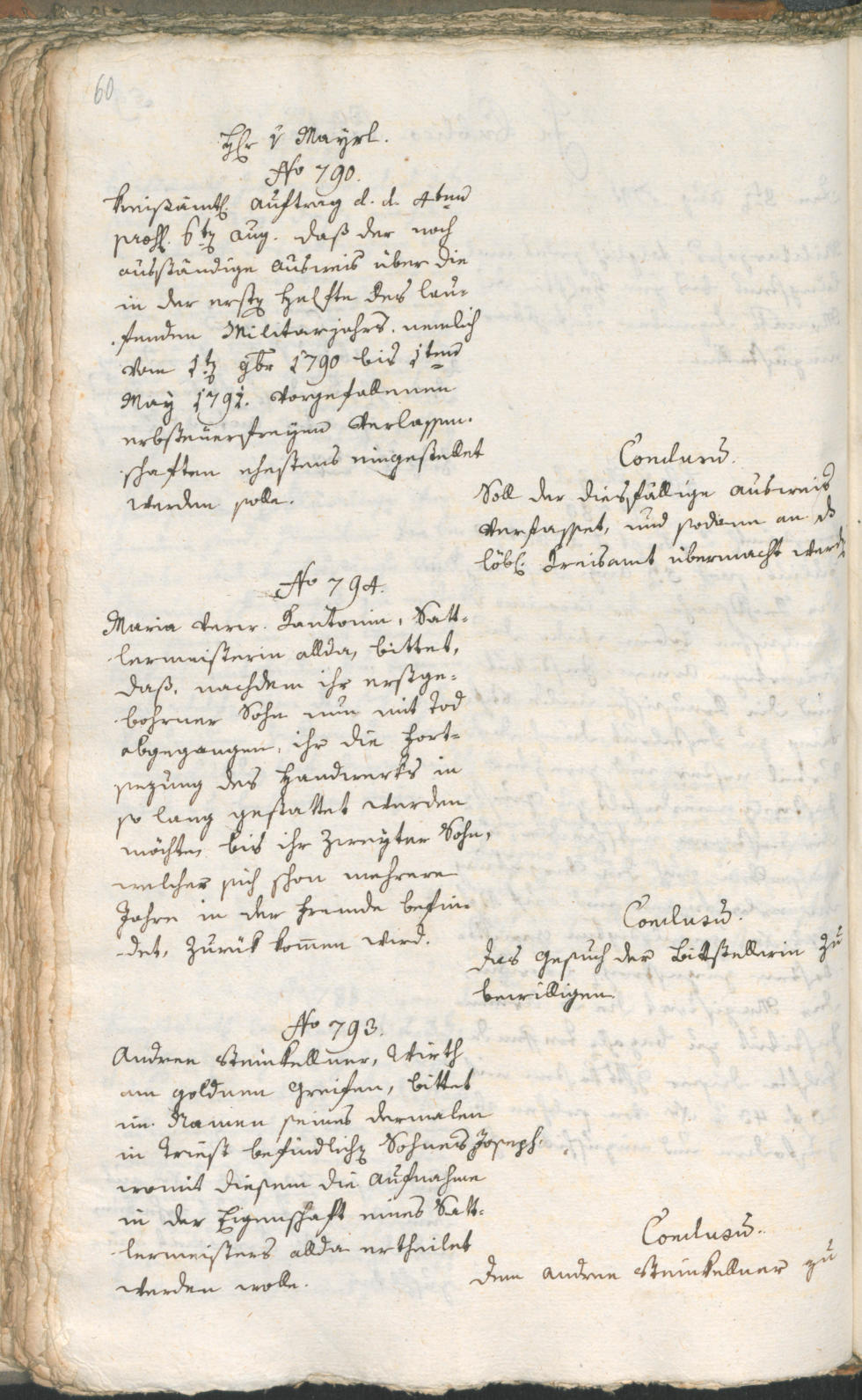 Civic Archives of Bozen-Bolzano - BOhisto Ratsprotokoll 1791 