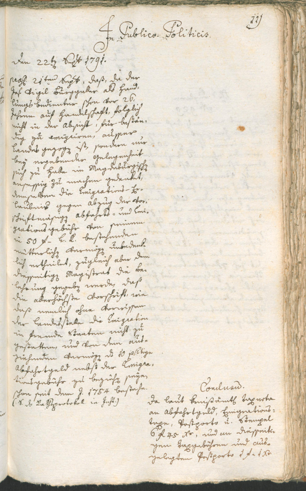Civic Archives of Bozen-Bolzano - BOhisto Ratsprotokoll 1791 