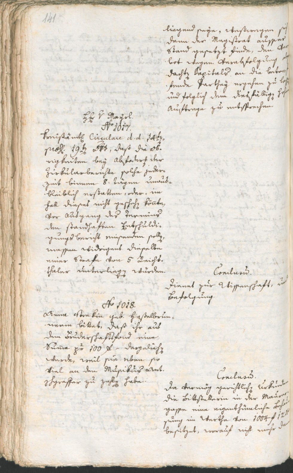 Archivio Storico della Città di Bolzano - BOhisto protocollo consiliare 1791 