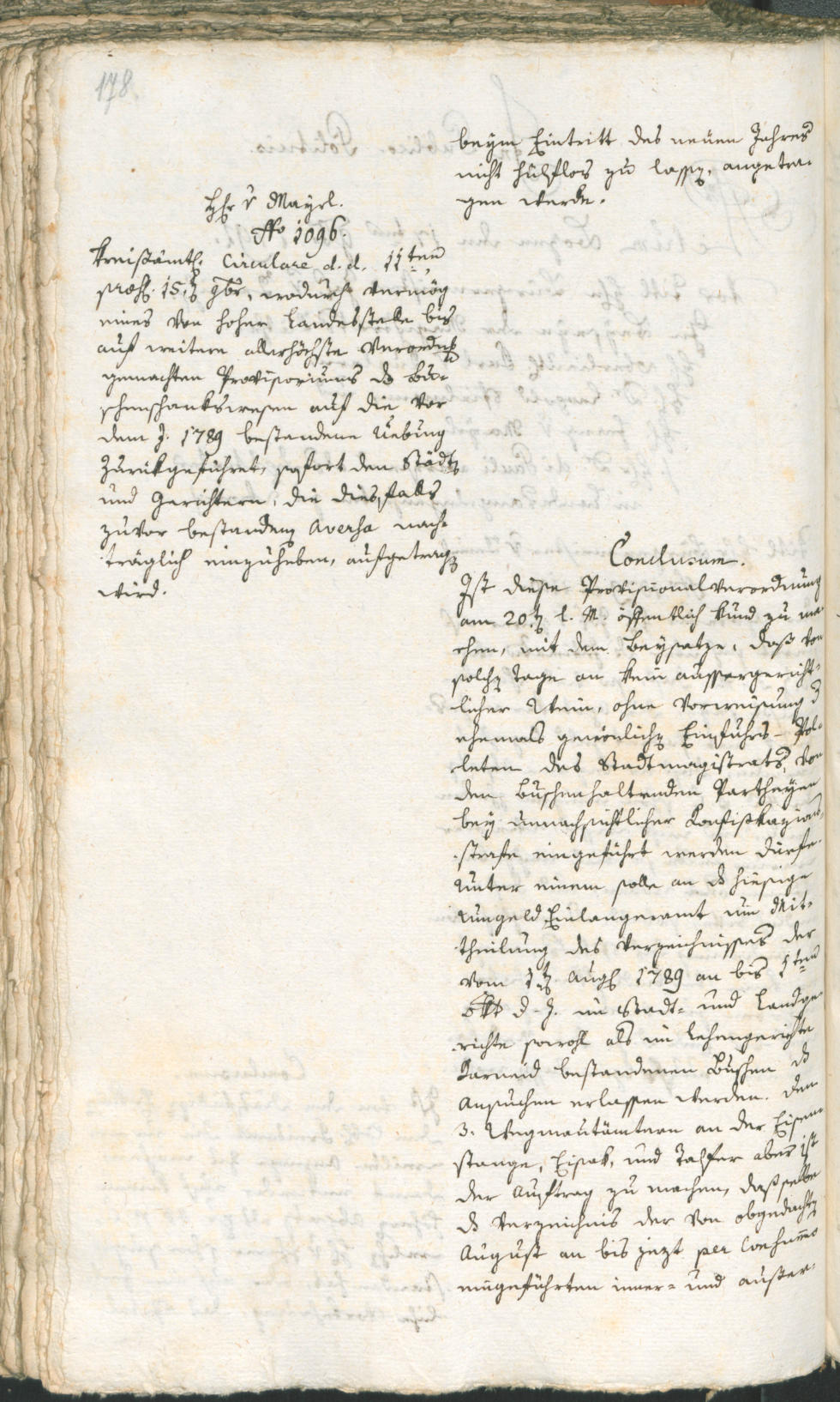 Civic Archives of Bozen-Bolzano - BOhisto Ratsprotokoll 1791 