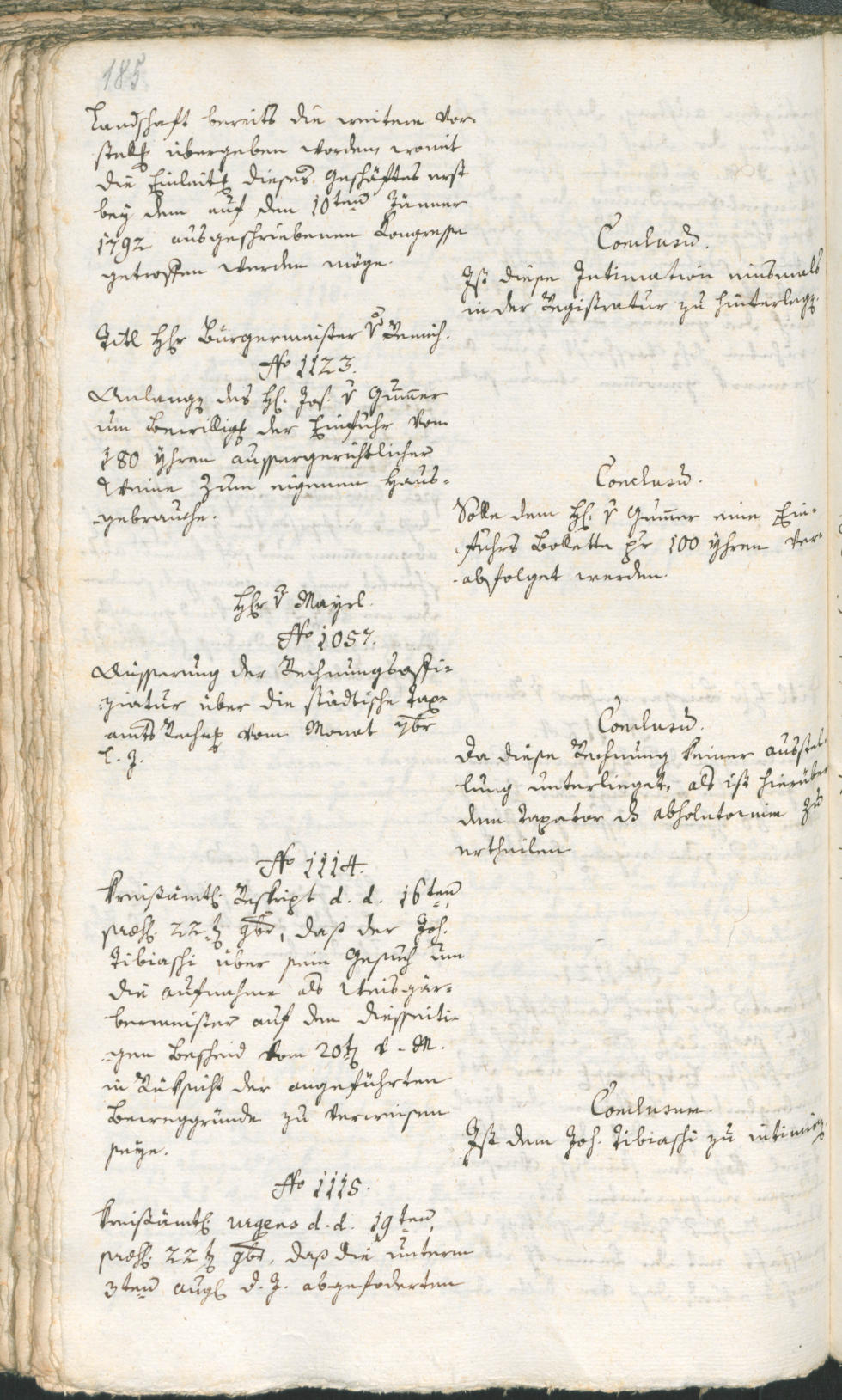 Civic Archives of Bozen-Bolzano - BOhisto Ratsprotokoll 1791 