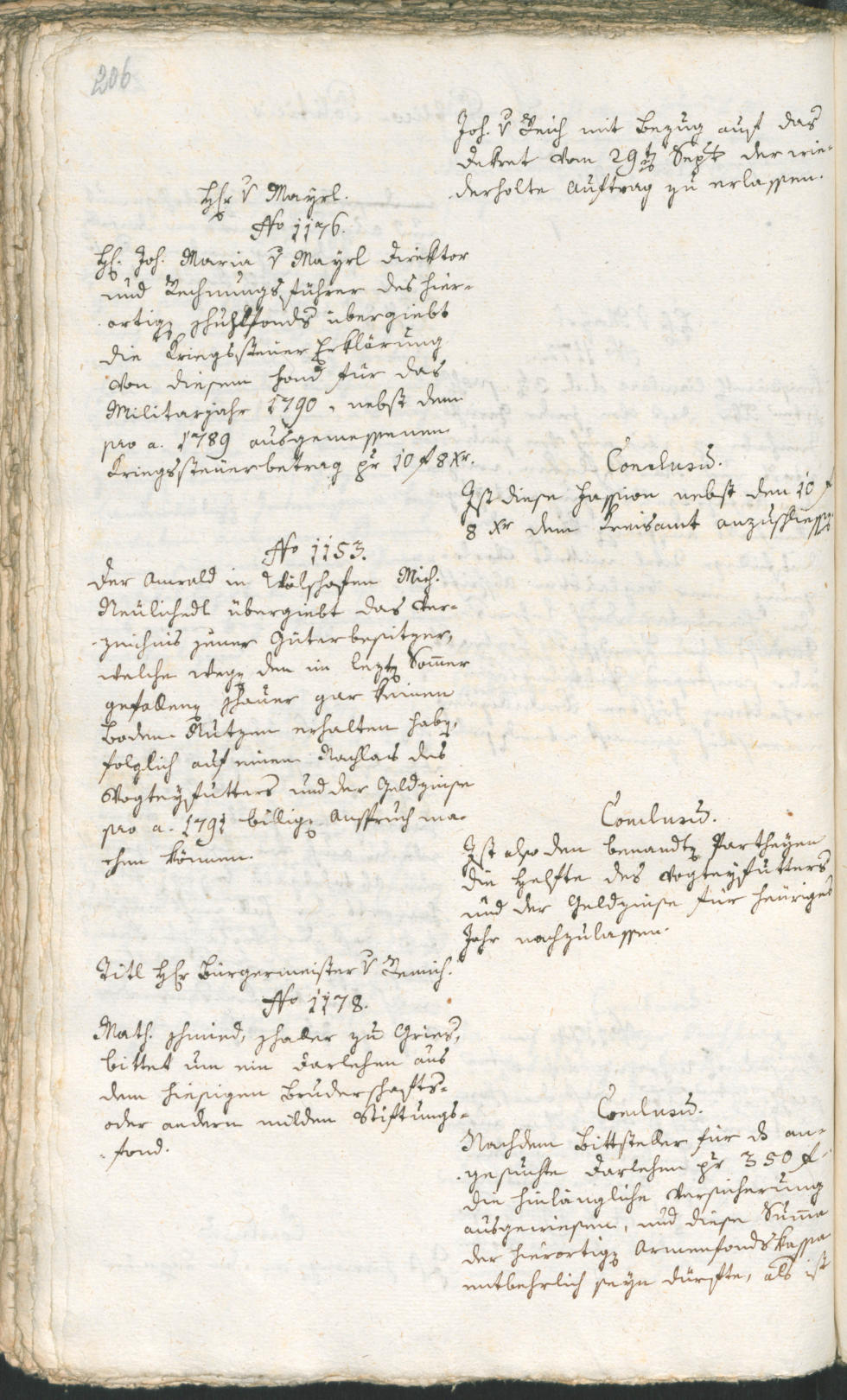 Civic Archives of Bozen-Bolzano - BOhisto Ratsprotokoll 1791 