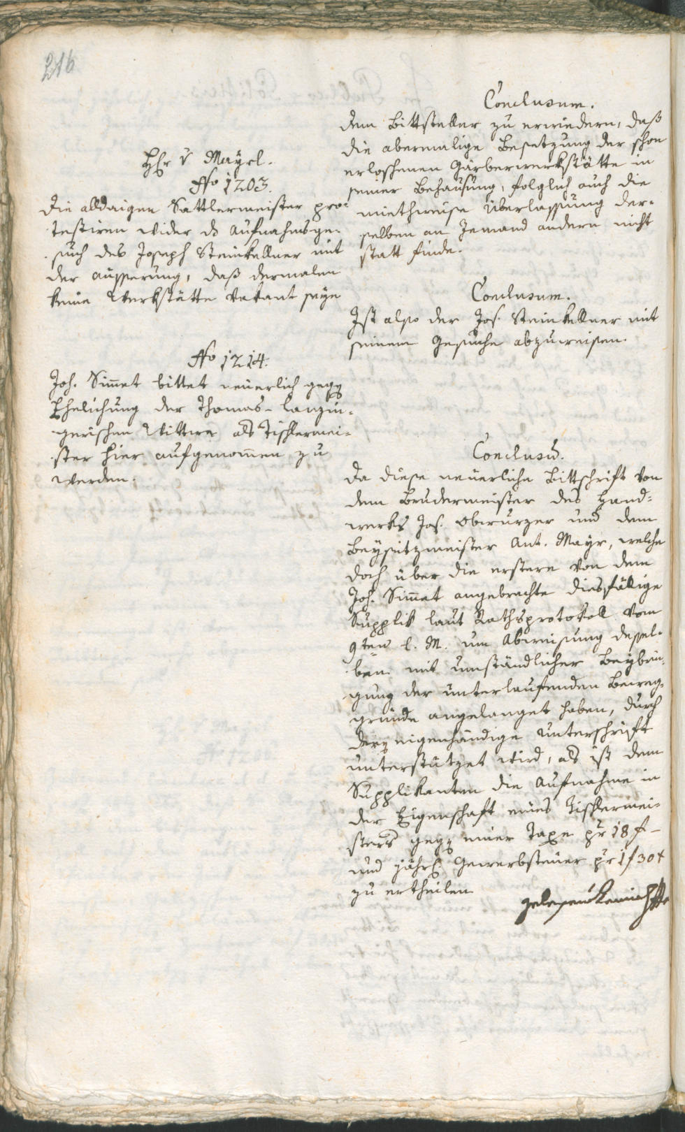 Stadtarchiv Bozen - BOhisto Ratsprotokoll 1791 