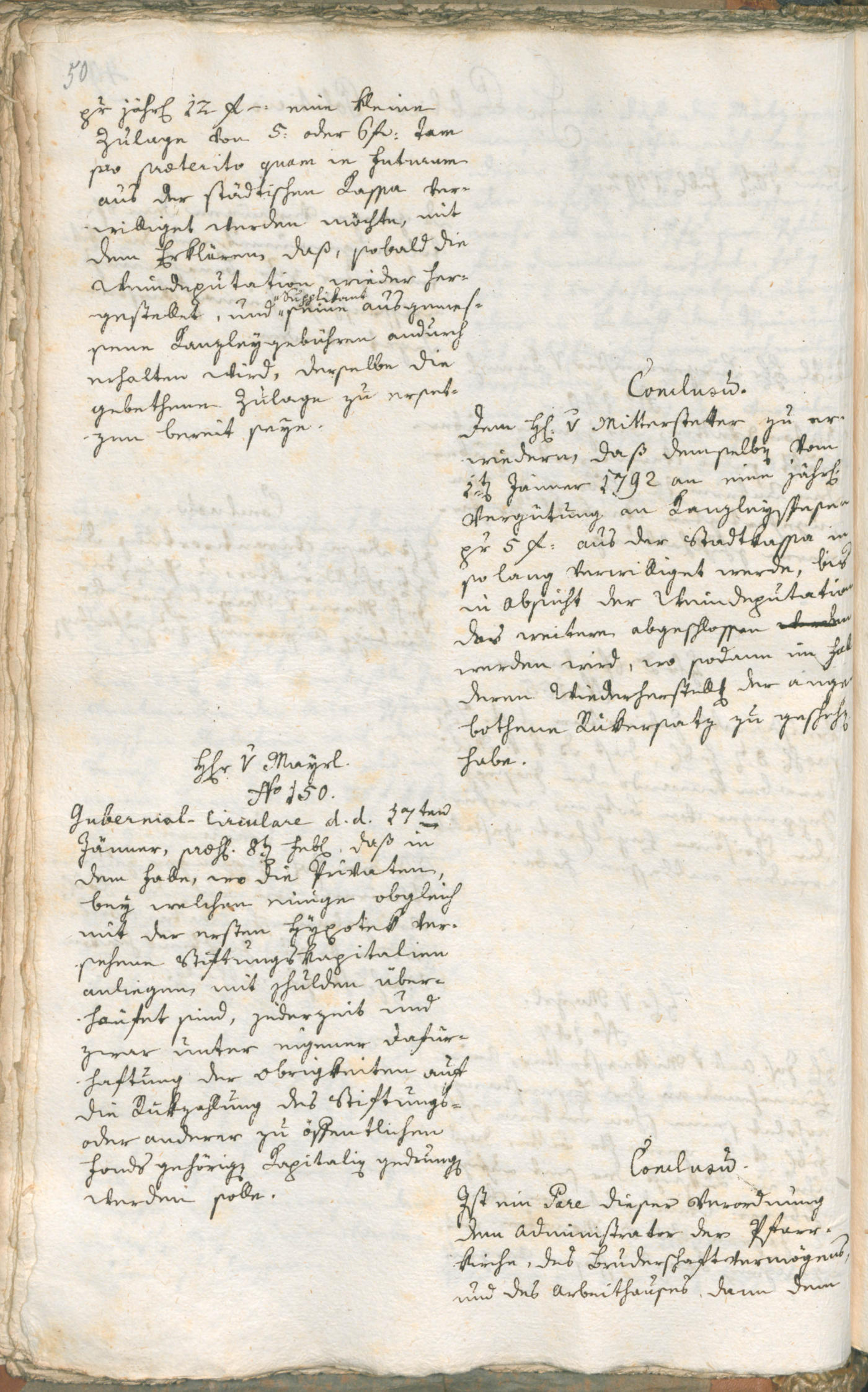 Stadtarchiv Bozen - BOhisto Ratsprotokoll 1792 