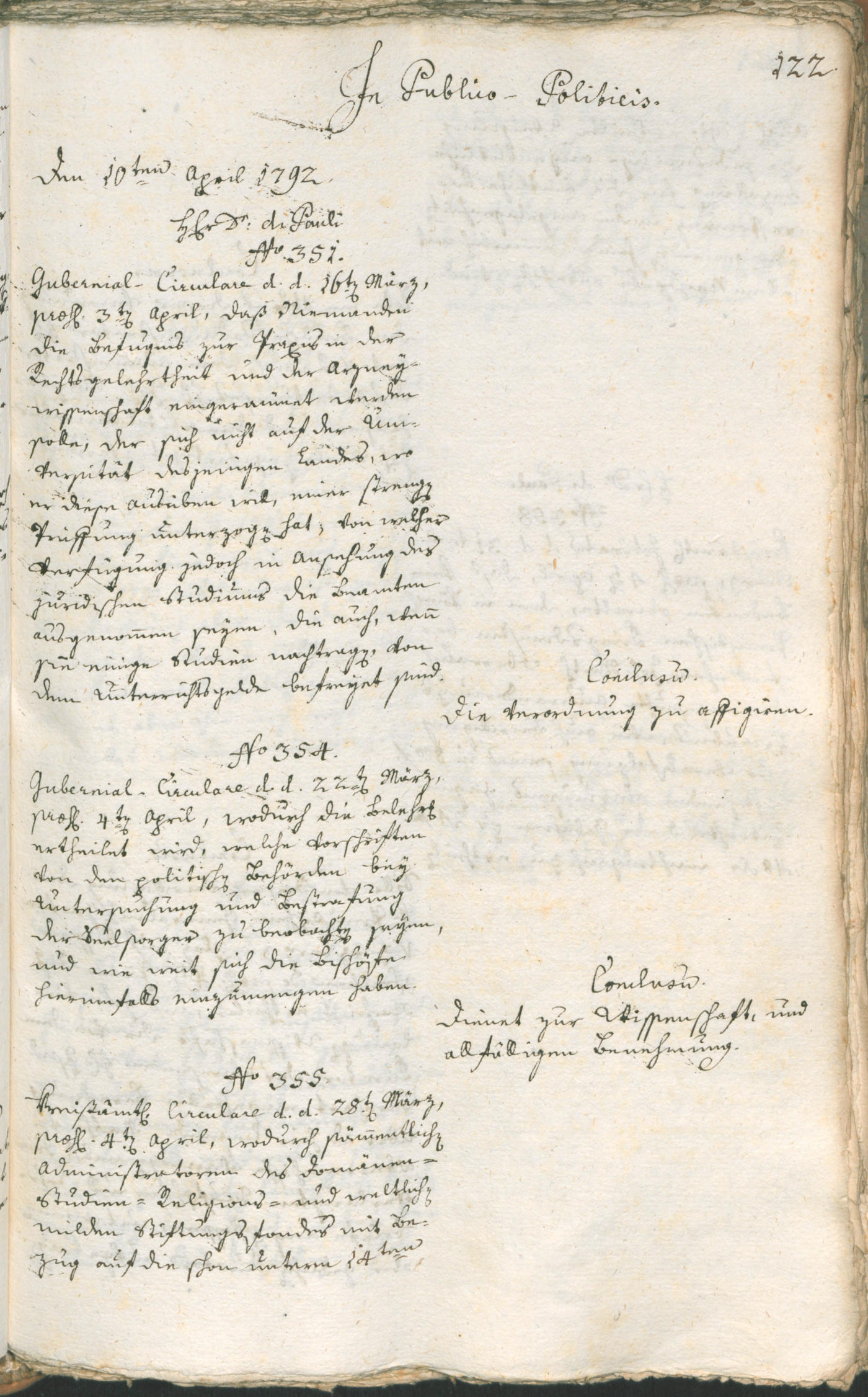 Civic Archives of Bozen-Bolzano - BOhisto Ratsprotokoll 1792 