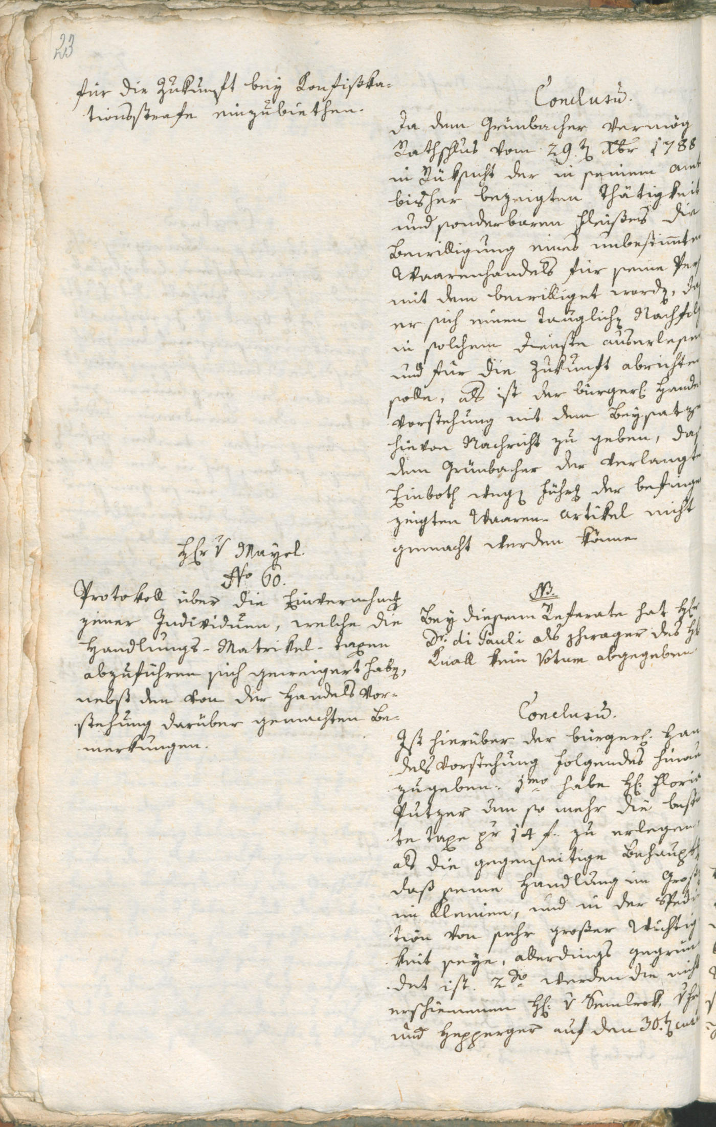 Civic Archives of Bozen-Bolzano - BOhisto Ratsprotokoll 1792 