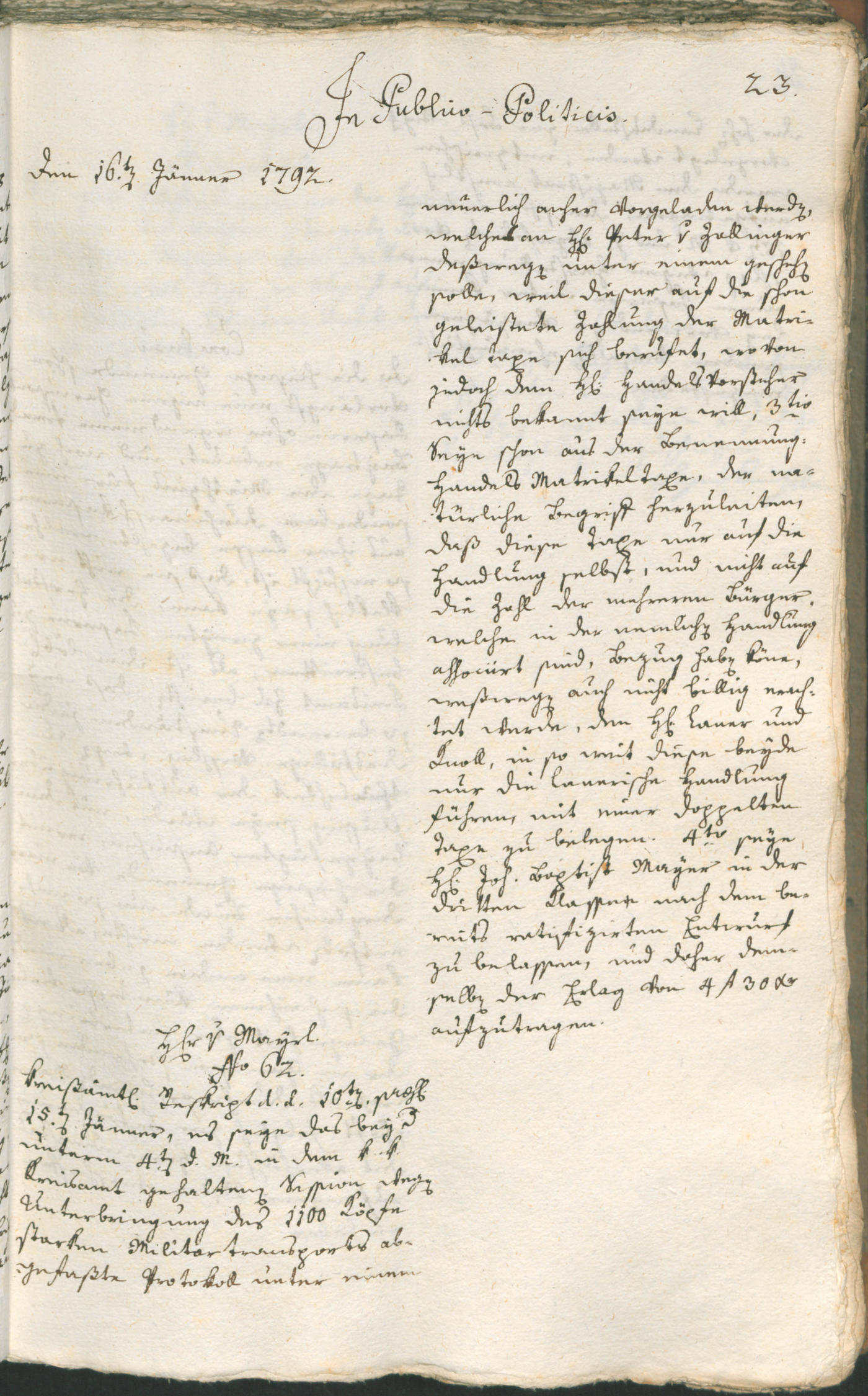 Archivio Storico della Città di Bolzano - BOhisto protocollo consiliare 1792 