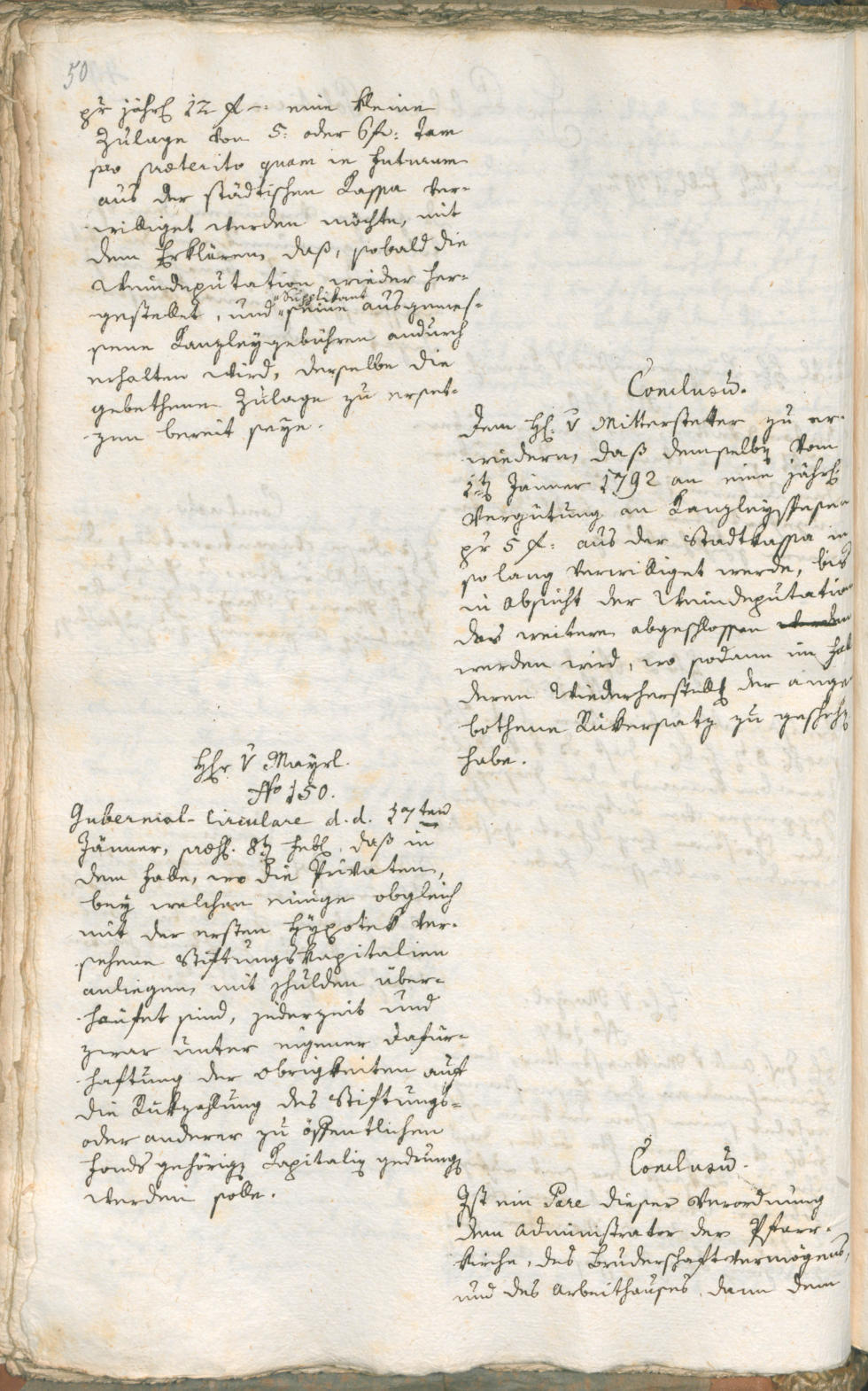 Stadtarchiv Bozen - BOhisto Ratsprotokoll 1792 