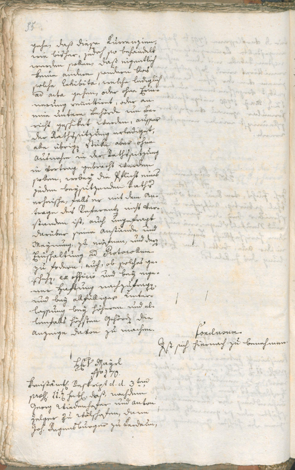 Stadtarchiv Bozen - BOhisto Ratsprotokoll 1792 