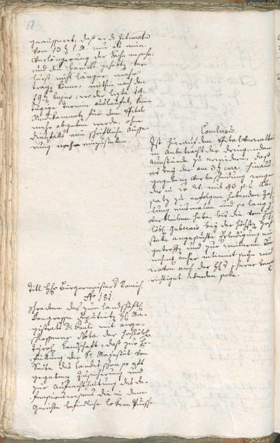 Stadtarchiv Bozen - BOhisto Ratsprotokoll 1792 
