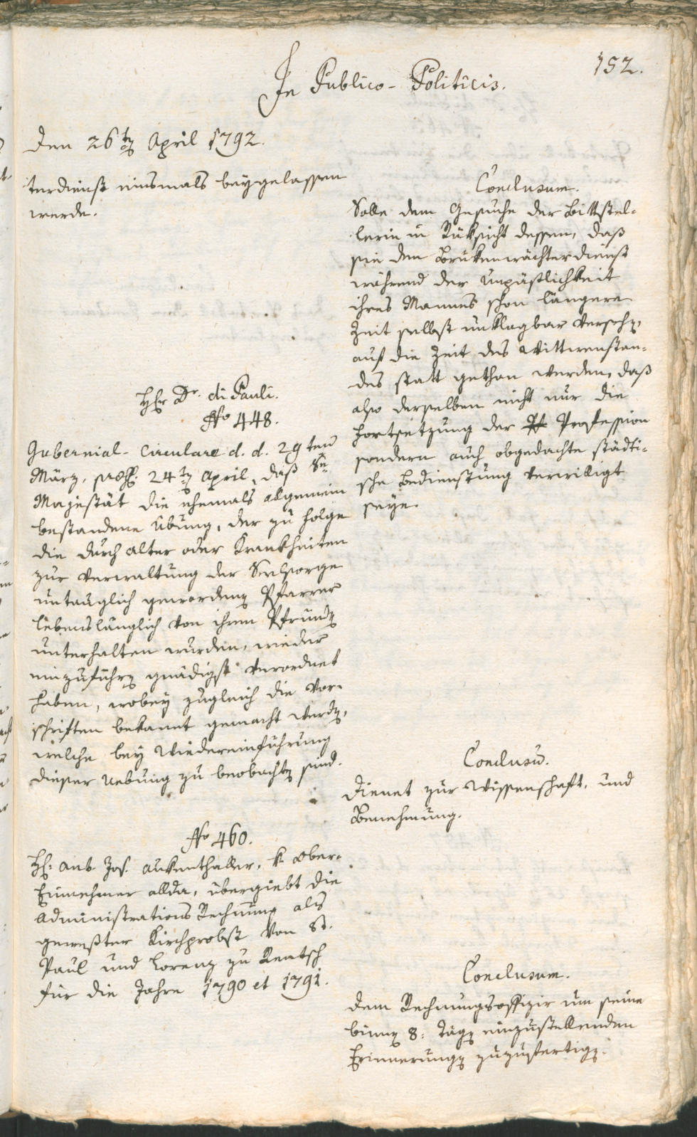 Archivio Storico della Città di Bolzano - BOhisto protocollo consiliare 1792 
