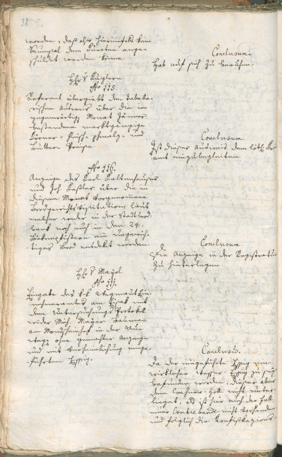 Archivio Storico della Città di Bolzano - BOhisto protocollo consiliare 1792 