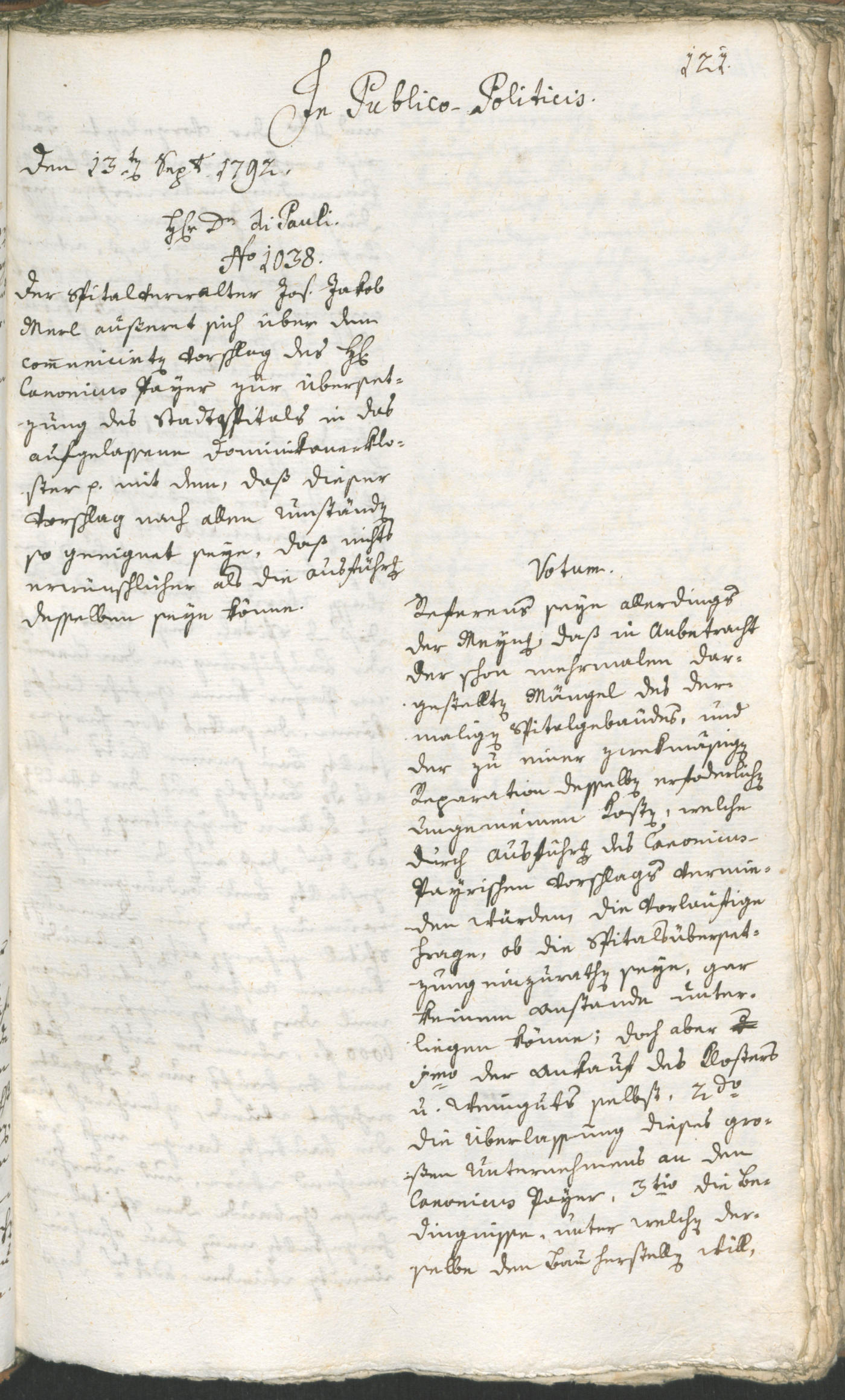Civic Archives of Bozen-Bolzano - BOhisto Ratsprotokoll 1792 