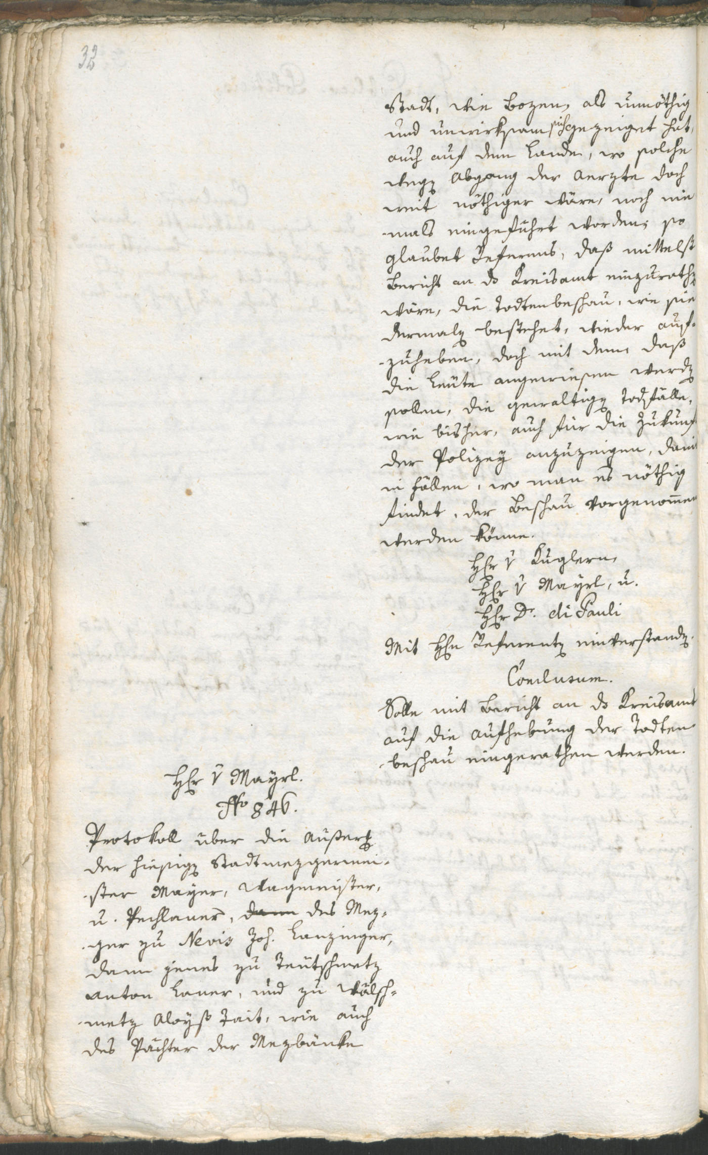 Stadtarchiv Bozen - BOhisto Ratsprotokoll 1792 