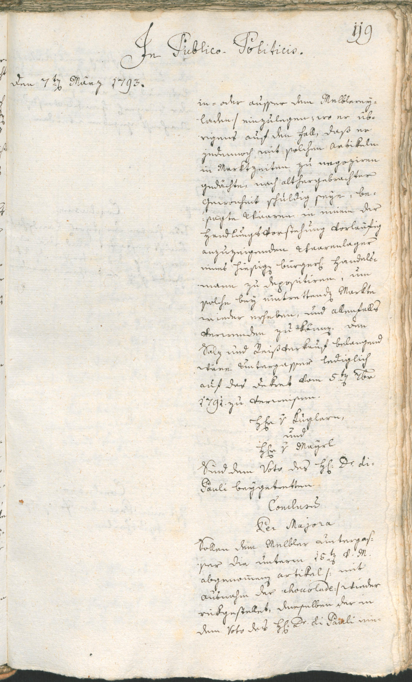 Civic Archives of Bozen-Bolzano - BOhisto Ratsprotokoll 1793 