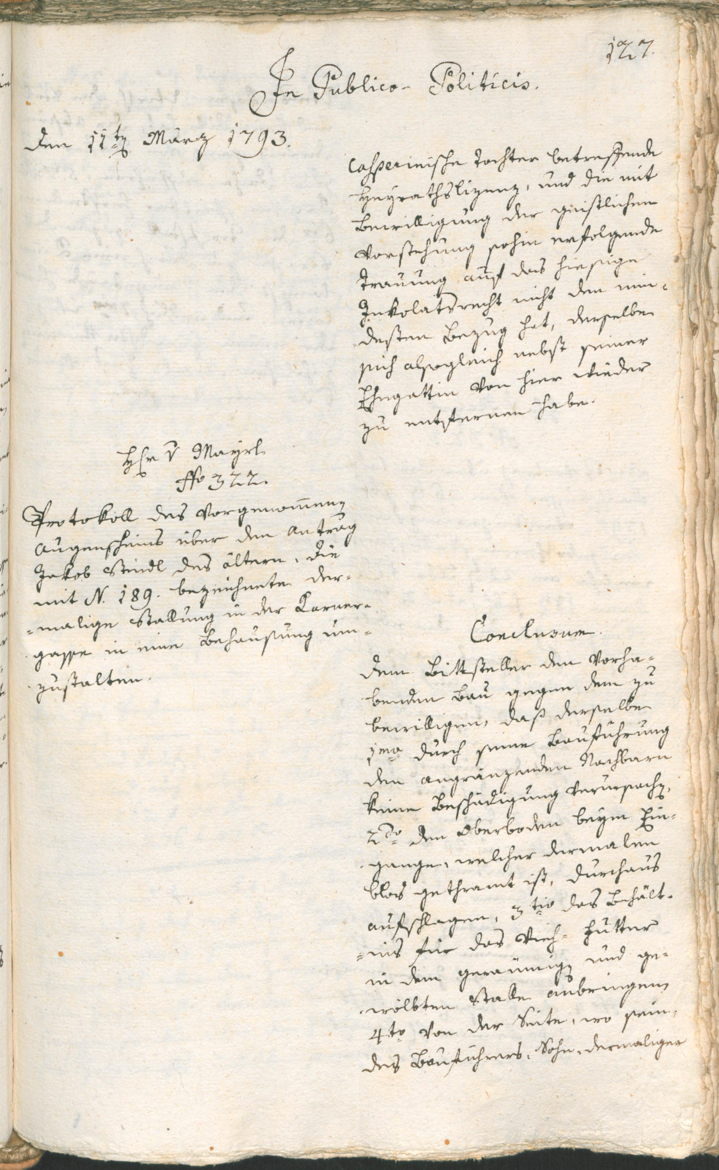 Civic Archives of Bozen-Bolzano - BOhisto Ratsprotokoll 1793 