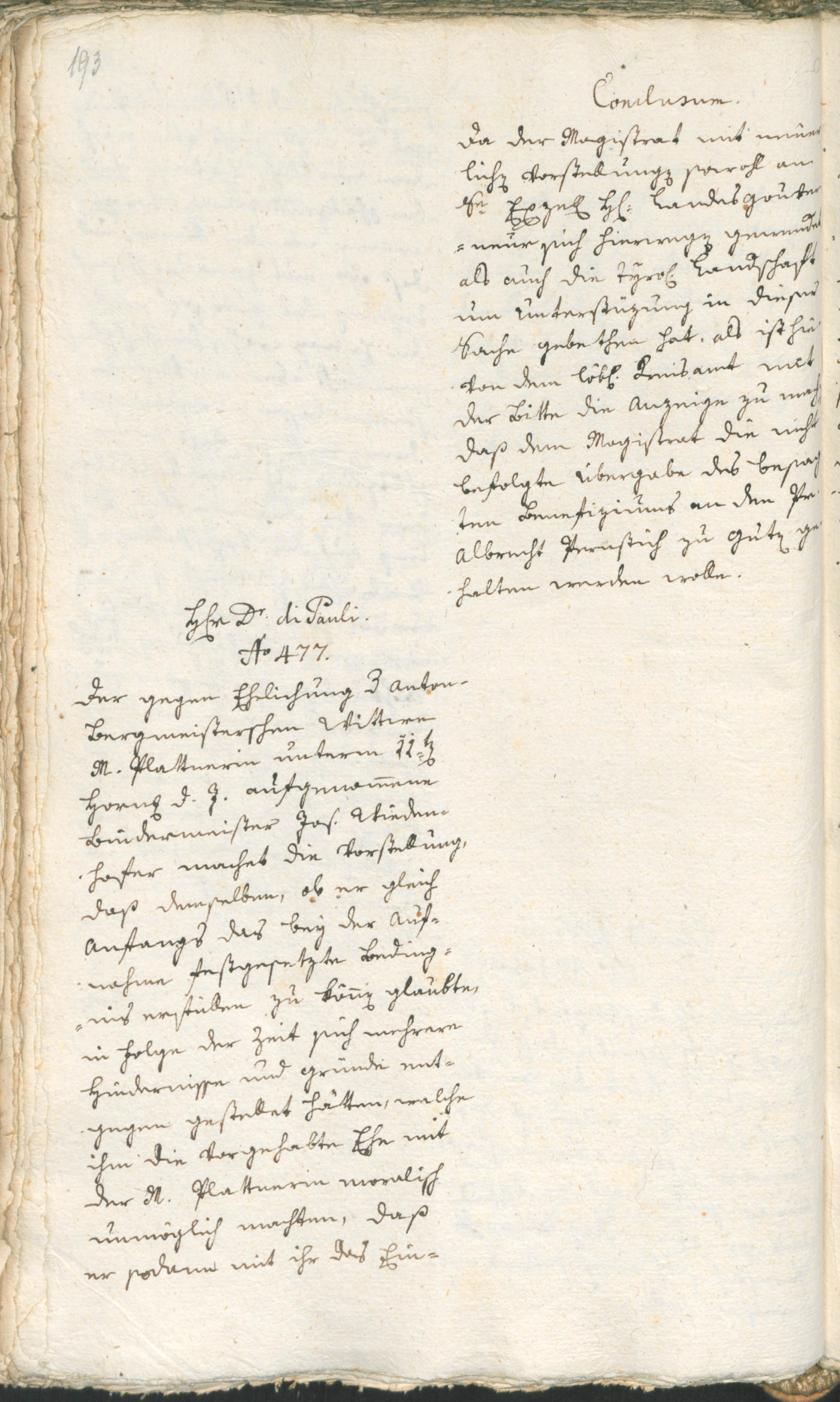 Civic Archives of Bozen-Bolzano - BOhisto Ratsprotokoll 1793 