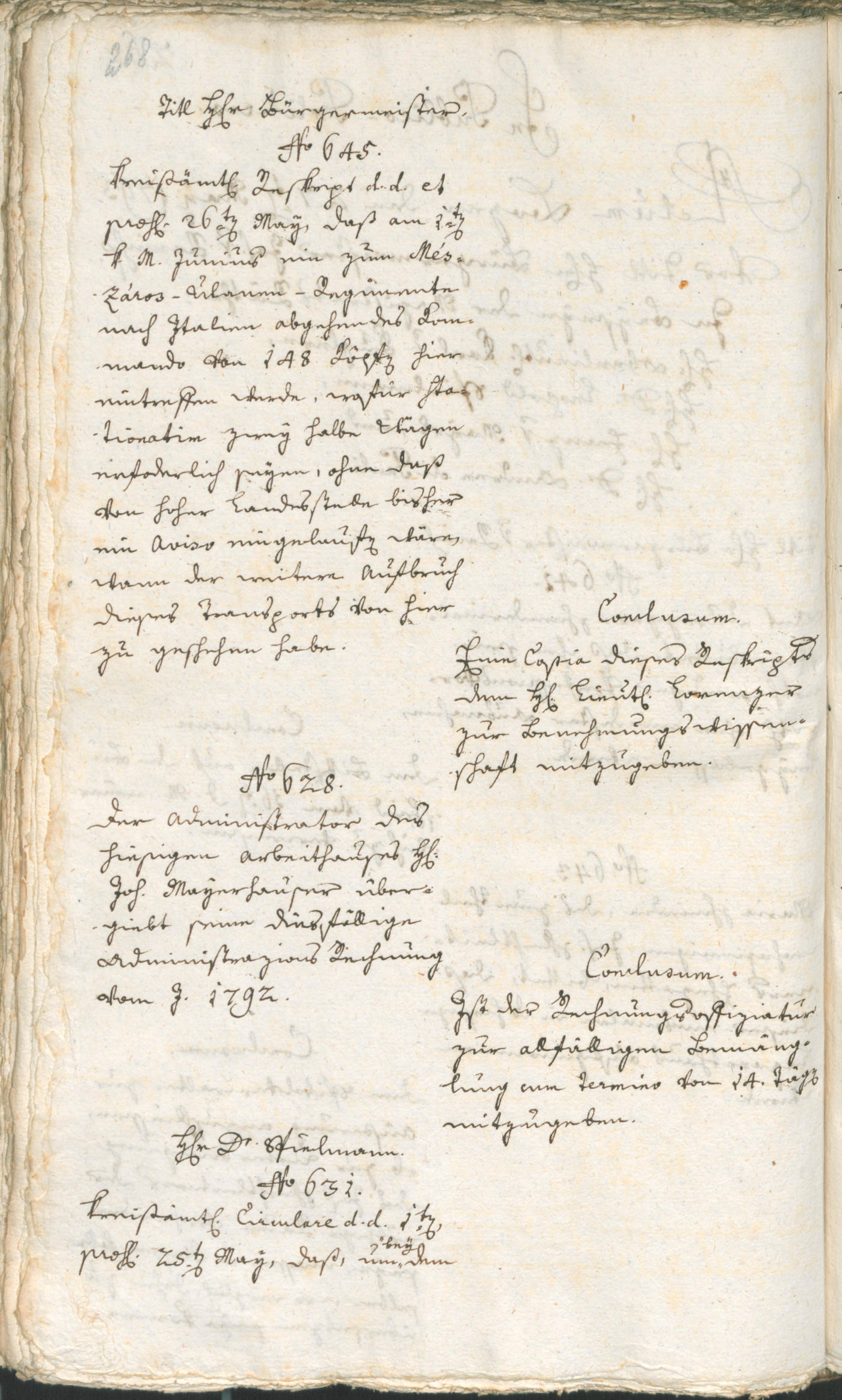 Civic Archives of Bozen-Bolzano - BOhisto Ratsprotokoll 1793 