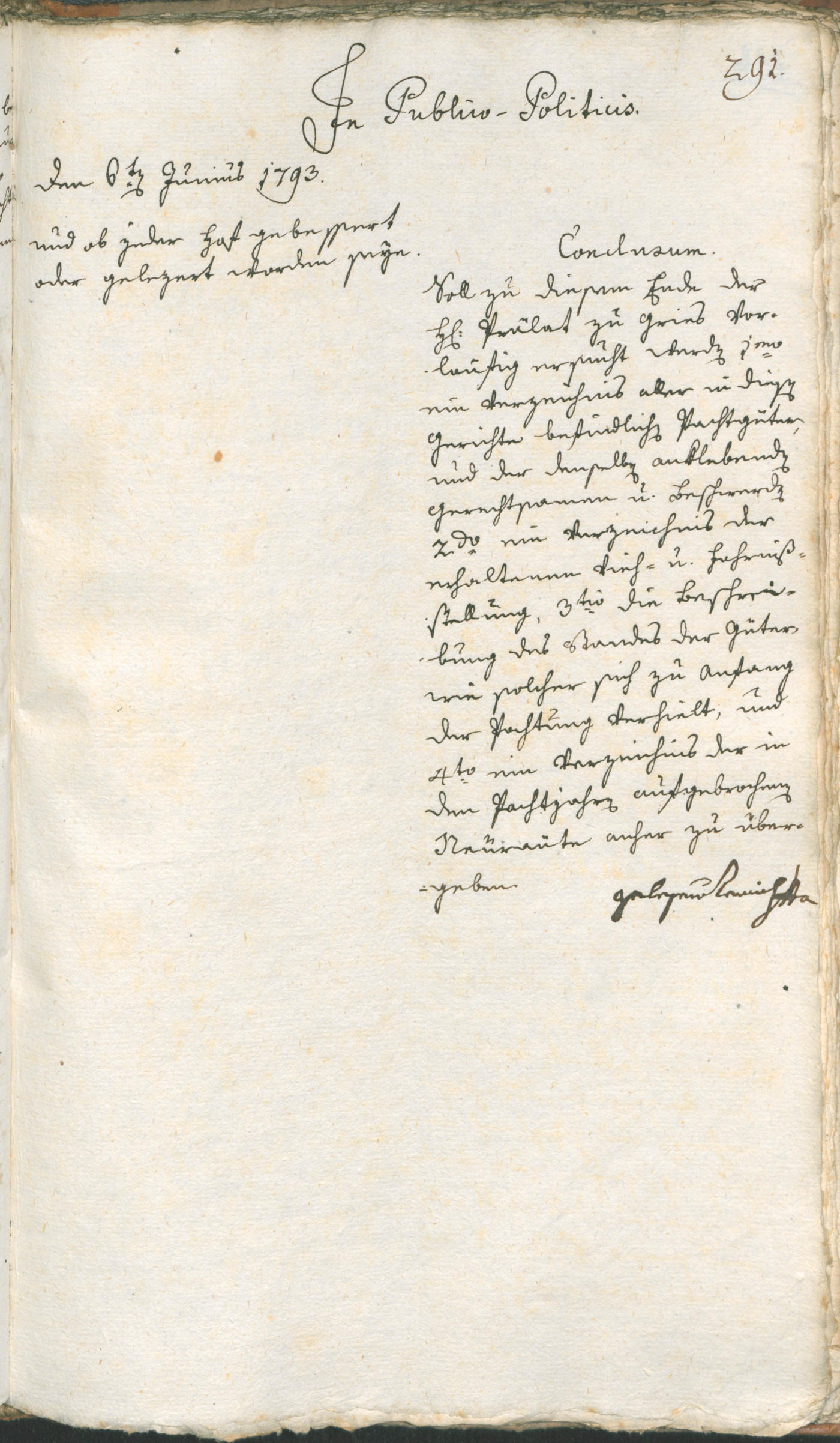 Archivio Storico della Città di Bolzano - BOhisto protocollo consiliare 1793 