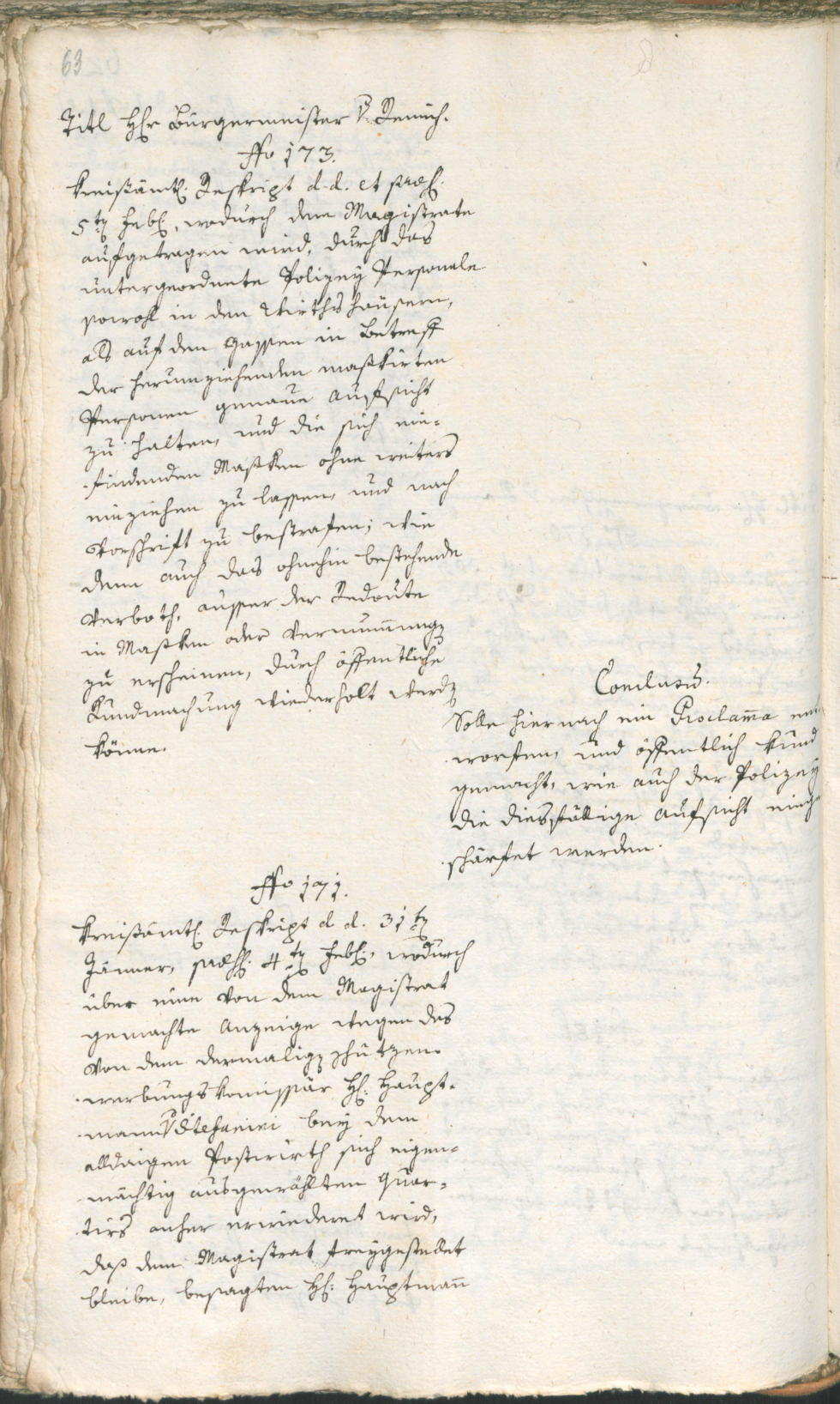 Civic Archives of Bozen-Bolzano - BOhisto Ratsprotokoll 1793 