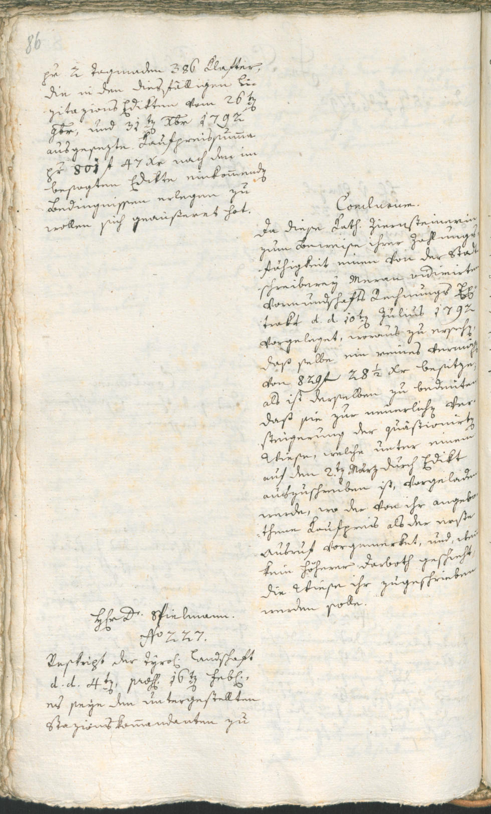 Civic Archives of Bozen-Bolzano - BOhisto Ratsprotokoll 1793 