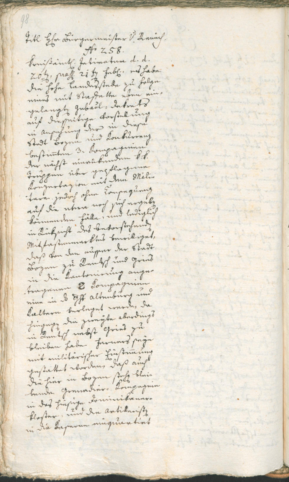 Civic Archives of Bozen-Bolzano - BOhisto Ratsprotokoll 1793 