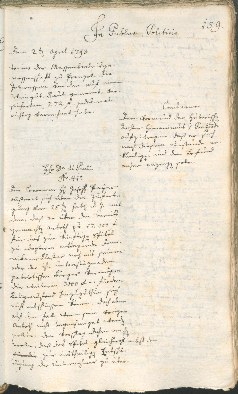 Civic Archives of Bozen-Bolzano - BOhisto Ratsprotokoll 1793 