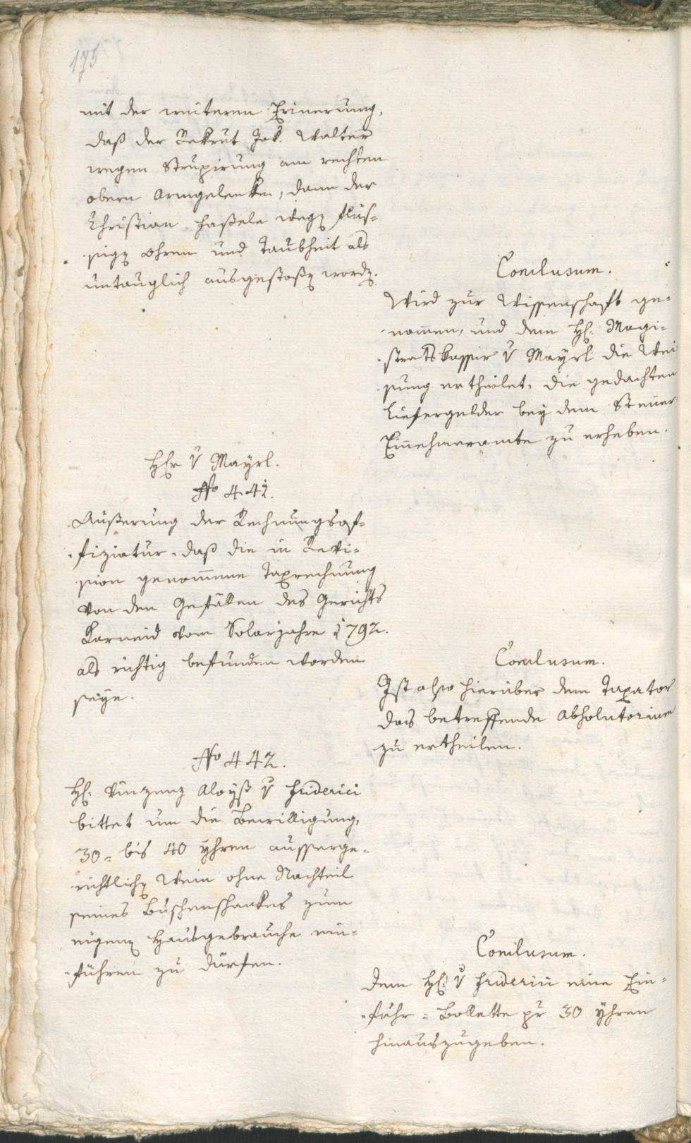 Stadtarchiv Bozen - BOhisto Ratsprotokoll 1793 