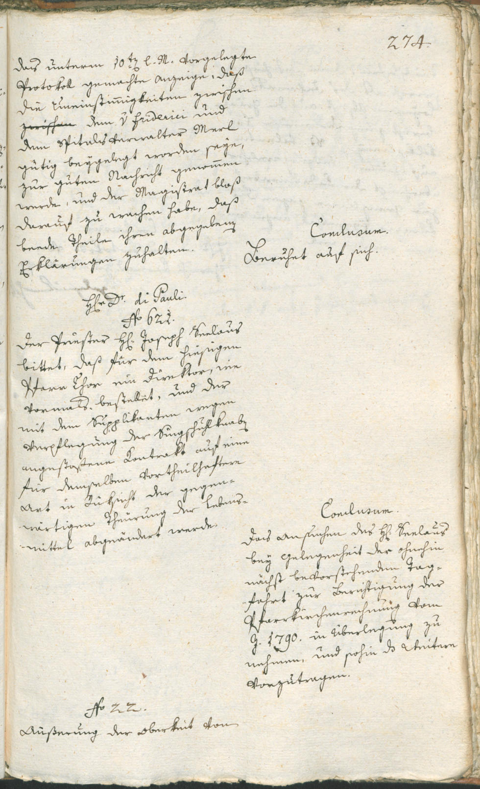 Civic Archives of Bozen-Bolzano - BOhisto Ratsprotokoll 1793 