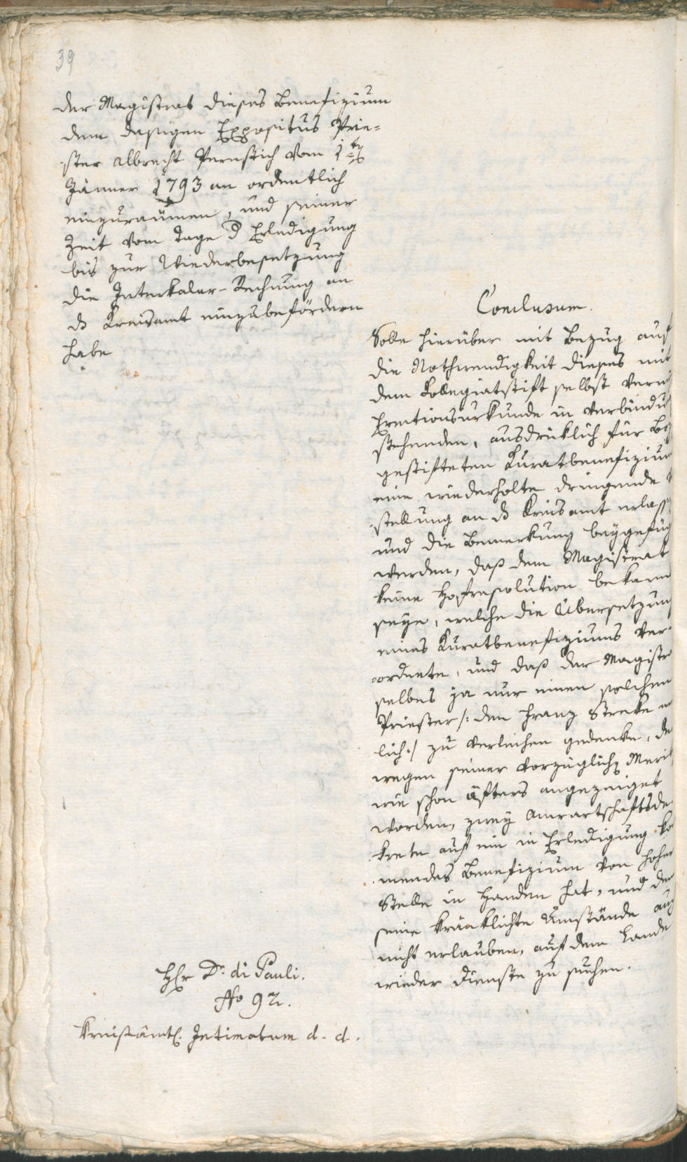 Civic Archives of Bozen-Bolzano - BOhisto Ratsprotokoll 1793 