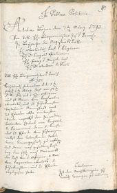 Stadtarchiv Bozen - BOhisto Ratsprotokoll 1793 - 