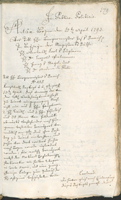 Civic Archives of Bozen-Bolzano - BOhisto Ratsprotokoll 1793 - 