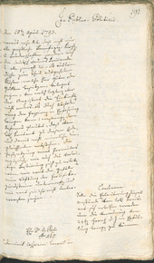 Archivio Storico della Città di Bolzano - BOhisto protocollo consiliare 1793 - 