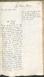 Archivio Storico della Città di Bolzano - BOhisto protocollo consiliare 1793 - 