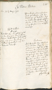 Stadtarchiv Bozen - BOhisto Ratsprotokoll 1793 - 
