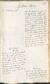 Stadtarchiv Bozen - BOhisto Ratsprotokoll 1793 - 