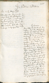 Stadtarchiv Bozen - BOhisto Ratsprotokoll 1793 - 