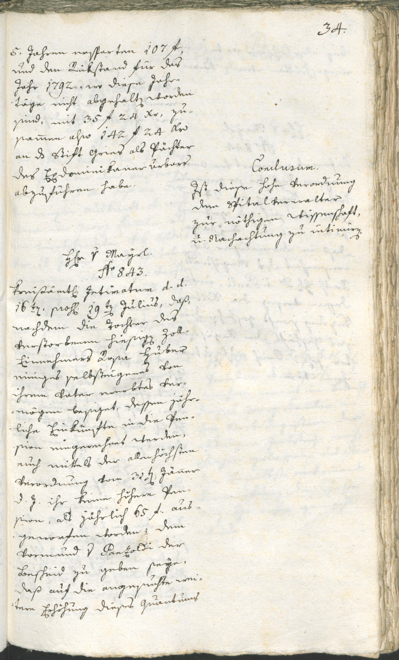 Stadtarchiv Bozen - BOhisto Ratsprotokoll 1793 