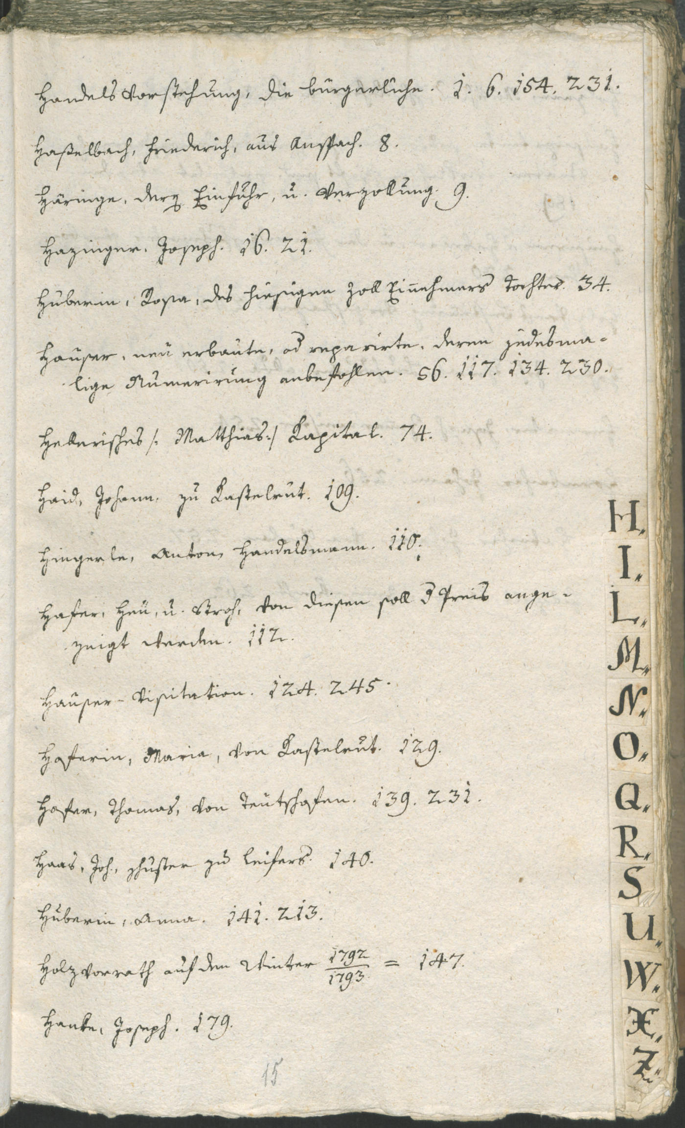 Stadtarchiv Bozen - BOhisto Ratsprotokoll 1793 