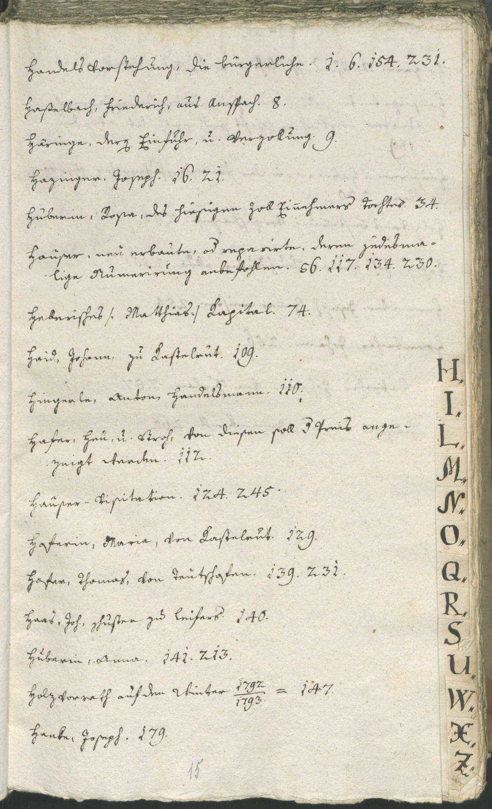 Stadtarchiv Bozen - BOhisto Ratsprotokoll 1793 