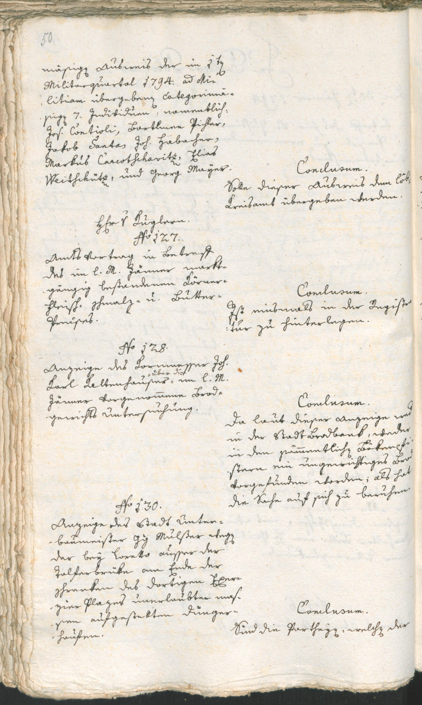 Civic Archives of Bozen-Bolzano - BOhisto Ratsprotokoll 1794 
