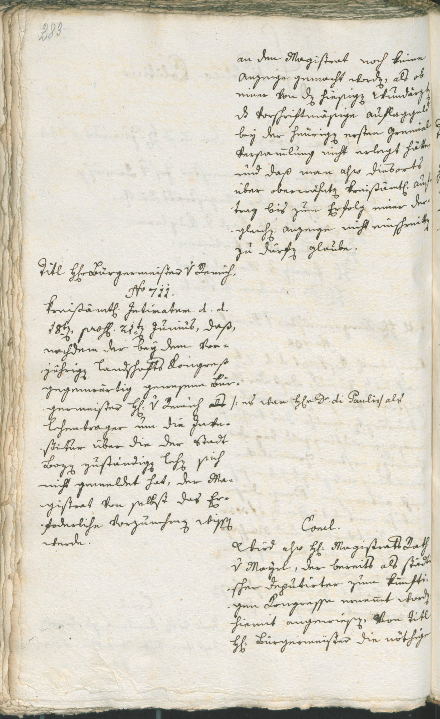 Civic Archives of Bozen-Bolzano - BOhisto Ratsprotokoll 1794 